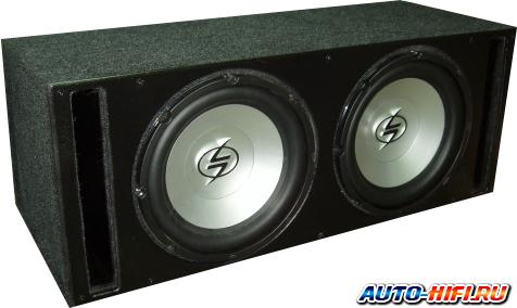 Сабвуфер в корпусе с фазоинвертoром Lightning Audio S4.12.4x2 vented box